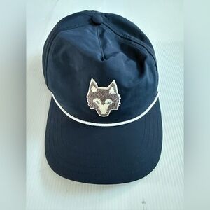 GREYSON ICON ROPE HAT Wolf Logo Navy Blue Nylon Adjustable